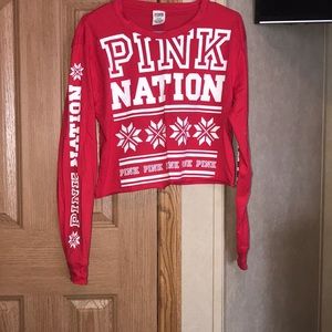 VS pink nation long sleeve